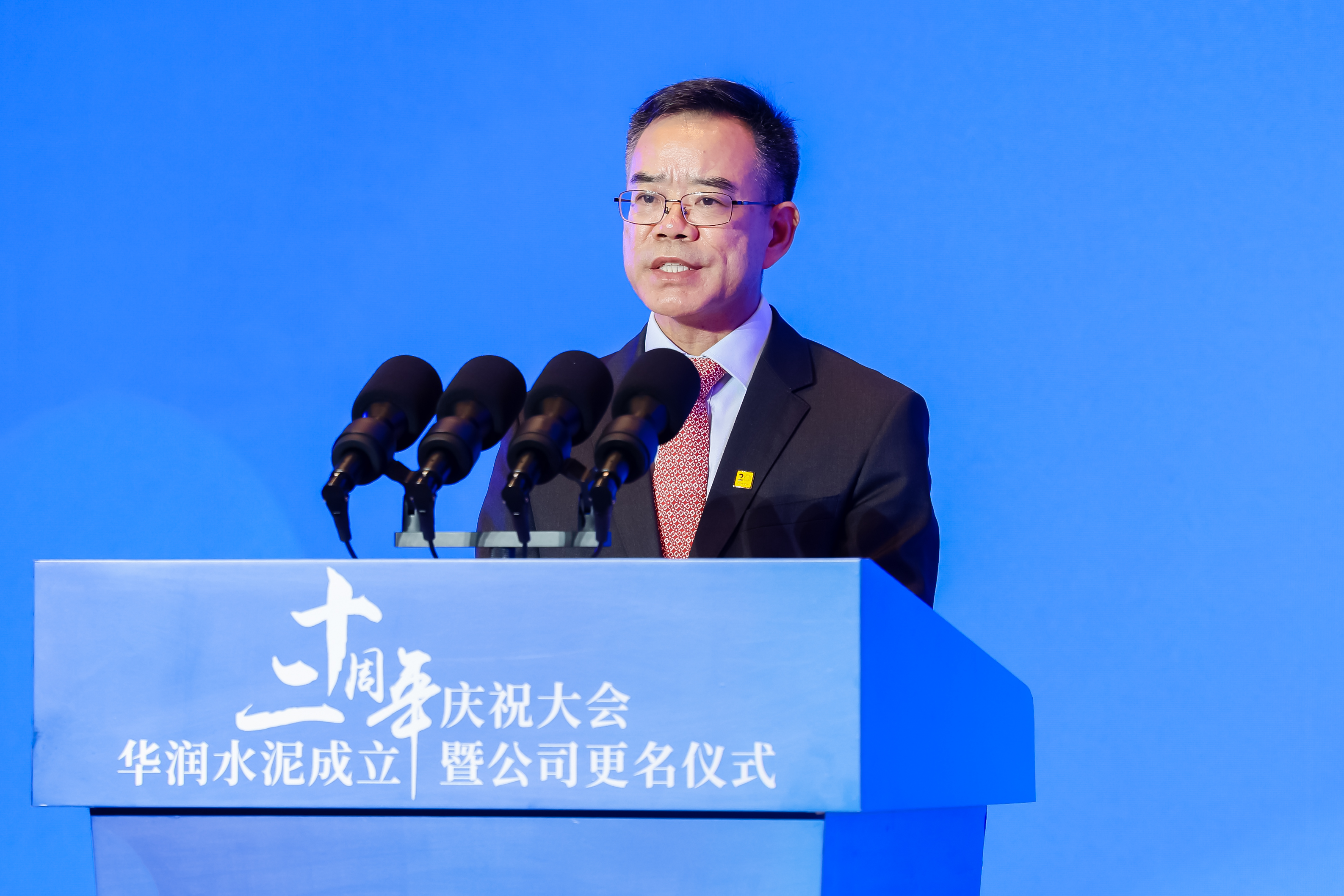 華潤建材科技紀友紅主席致辭